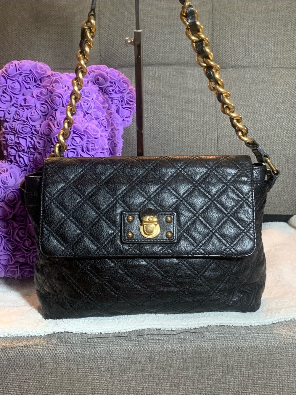 GUC Marc Jacobs Black Shoulder Bag